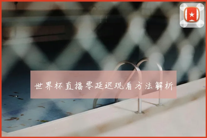 世界杯直播零延迟观看方法解析
